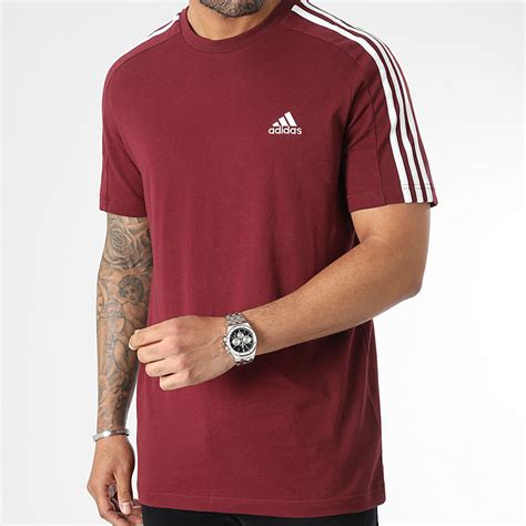 adidas shirt bordeaux rood heren|Men's adidas Shirts .